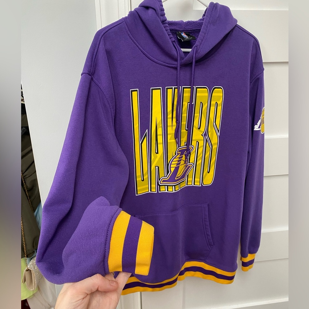 Lakers Vintage NBA basketball sweatshirt, L.A Lakers basketball NBA hoodie